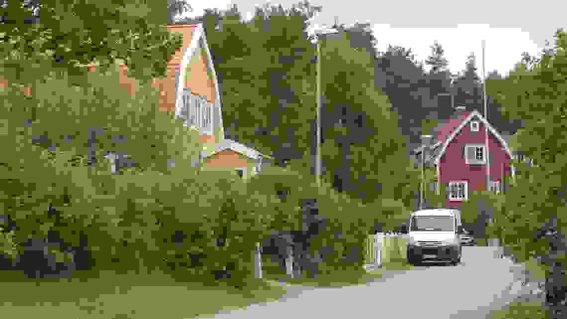 Villaområde i Stocksund.