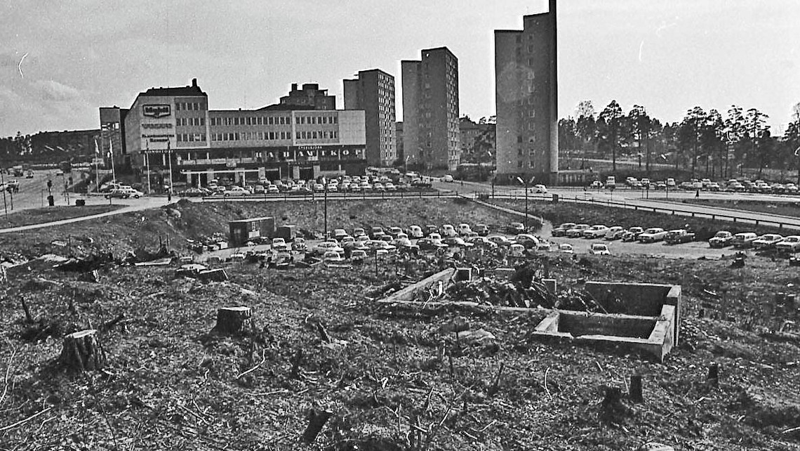 Mörbyplan. Foto: Björn Alnebo genom Danderyds hembygdsförenings arkiv