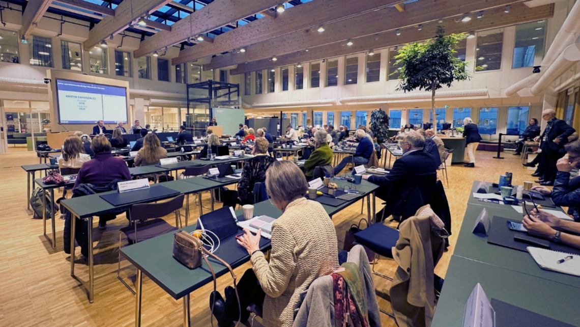 Kommunfullmäktige 14 november 2024 i Mörby centrum