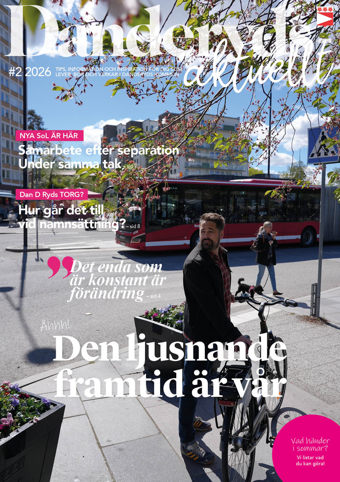 Framsidan av Danderydsaktuellt nummer 2 2026