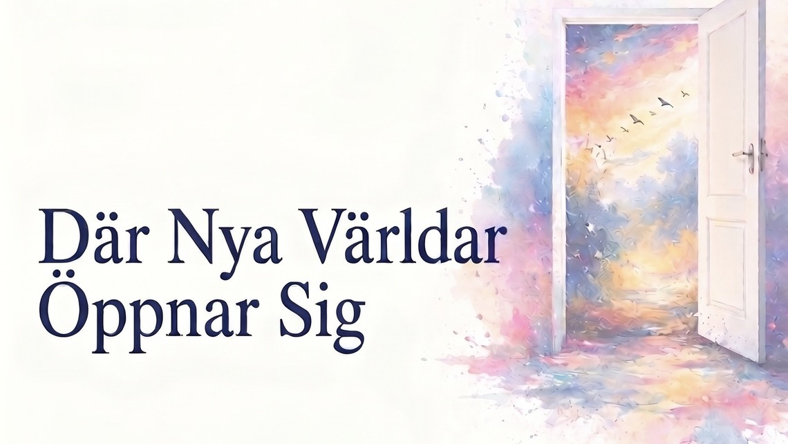 Där nya världar öppnar sig omslag